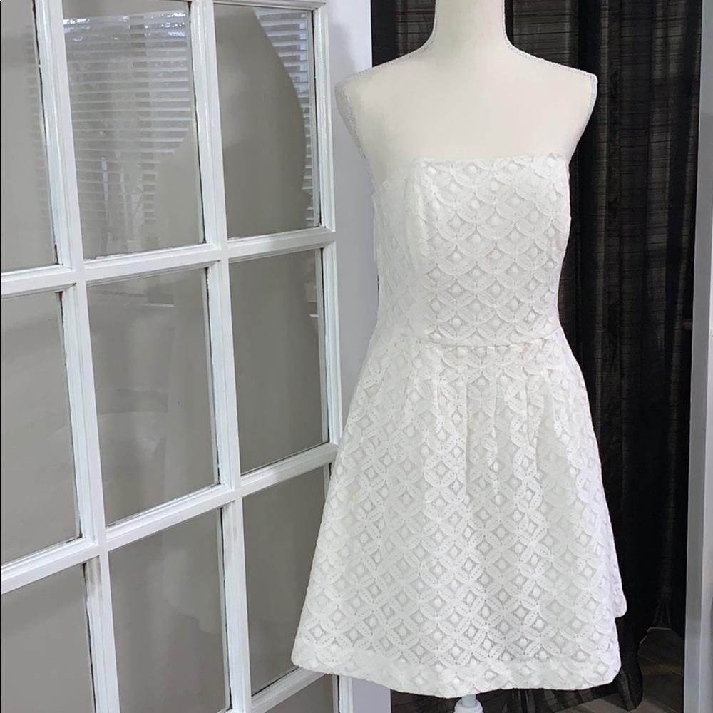 EUC Lily Pulitzer white dress Size 8